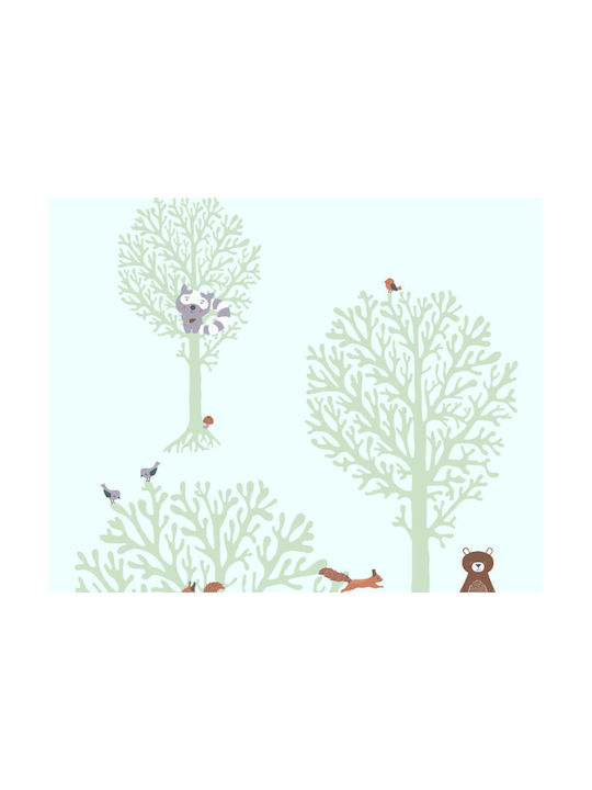 AS Creation Kids Fabric Wallpaper Forest Animals L53xH1005cm