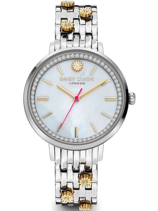 Daisy Dixon Kendall Γυναικείο Ρολόι 38mm Μπαταρίας με Ασημί Μεταλλικό Μπρασελέ