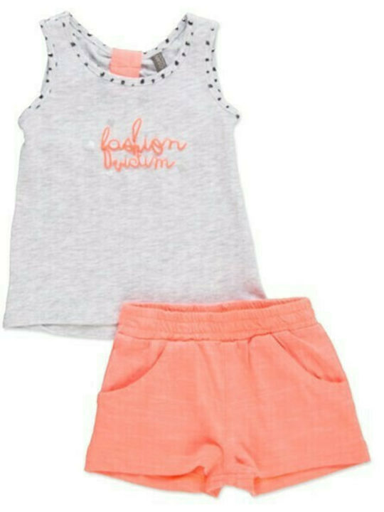 Losan Kinder Set mit Shorts Sommer 2Stück Gray