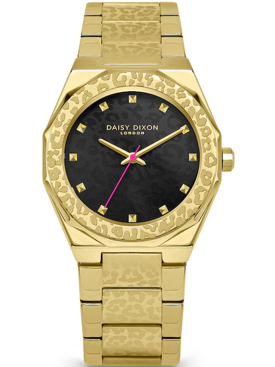 Daisy Dixon Alessandra Γυναικείο Ρολόι 36mm Μπαταρίας με Χρυσό Μεταλλικό Μπρασελέ