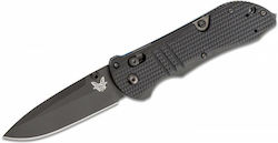 Benchmade Triage Pocket Knife Gray with Blade made of Stainless Steel in Sheath