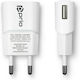 Prio Charger Without Cable with USB-A Port 5W Whites (PWC-1106)