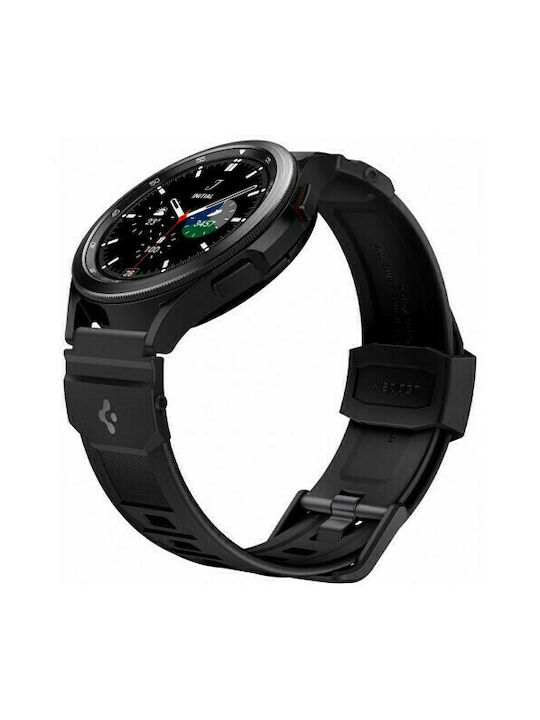 Spigen RUGGED BAND Λουράκι Σιλικόνης Μαύρο (Galaxy Watch4/5/6/7/FE/4 Classic/6 Classic/5 Pro)