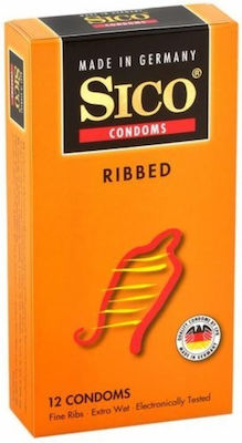 CPR Sico Ribbed Condoms 12pcs