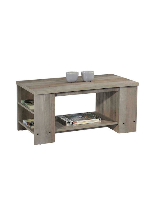 Rechteckig Couchtisch Tara Rustic / Oak L90xB46xH43cm