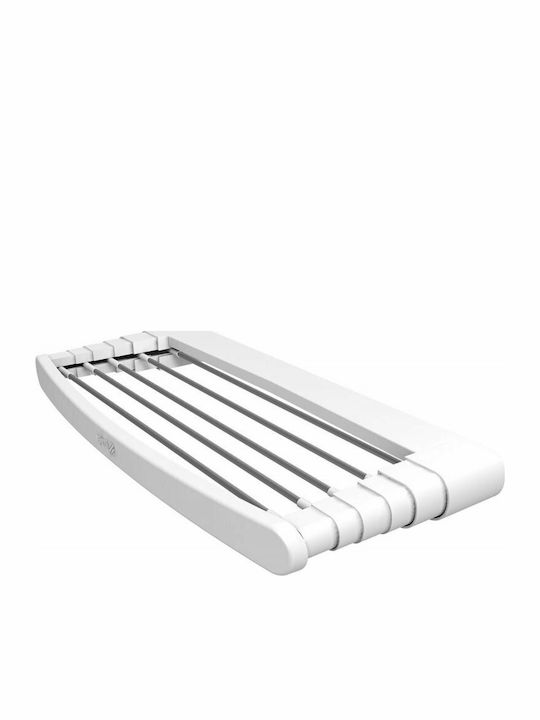 Gimi Telepack Plastic Folding Wall Mounted Clothes Drying Rack with Hanging Length 7m