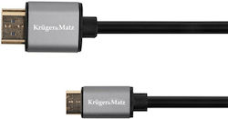 Kruger & Matz KM1237 HDMI 2.0 HDMI Male - Mini HDMI Male 1.8m Black