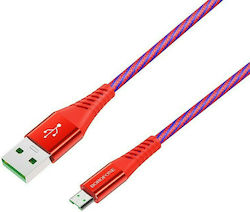 Borofone BU13 Craft Braided USB 2.0 spre micro ...