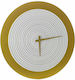 Iliadis Wanduhr Hölzernes Coffee/White Ø45cm