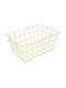 JK Home Decoration Διακοσμητικό Καλάθι Μεταλλικό Χρυσό 30x21x14εκ.