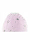 Kinder Mütze Stoff Rosa