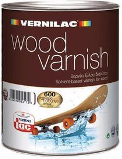 Vernilac Wood Varnish Surface Varnish Solvent Based 600 Colorless Gloss 750ml