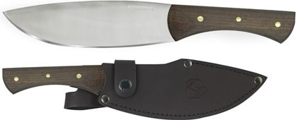 Condor Tool & Knives Knulujulu Knife Brown in Leather Sheath