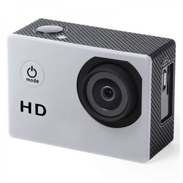 BigBuy 145246 Action Camera Full HD (1080p) Ασημί με Οθόνη 2" Skroutz.gr