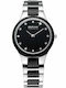 Bering Time Ceramic Γυναικείο Ρολόι 27mm Μπαταρίας με Μαύρο Μεταλλικό Μπρασελέ