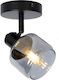 Lucide Lightning Bjorn Single Spot with Socket E14 in Black Color