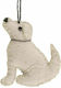 Ornament suspendat Câine Bej 4x4.5buc