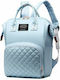 Loco Wickeltasche-Wickelrucksack Blue 26x17x38cm.