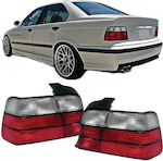 Depo Taillights for BMW Series 3 / E36 Sedan M3 Look Κόκκινο/Άσπρο 1990-1999 2pcs