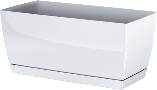 Marhome Coubi Case P Кутия за саксии Пластмаса Бял 39x19x18.2см.
