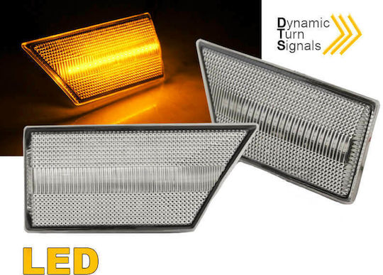 Φλας Led για Opel Signum / Vectra Άσπρα 2τμχ
