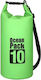 Ocean Ocean Dry Bag Στεγανός Σάκος Ώμου 10lt Πράσινος