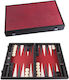 Manopoulos Crocodile Handmade Backgammon Case with Pawns 48x48cm