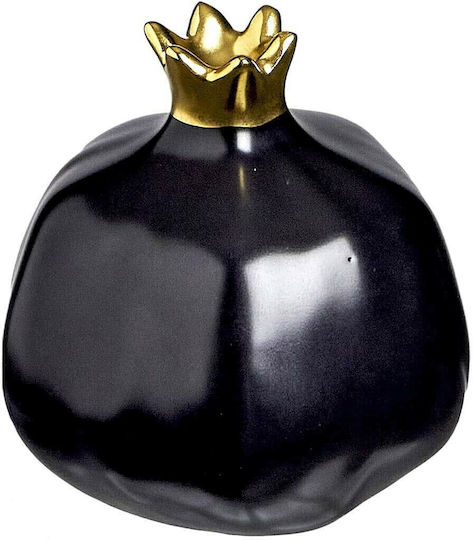 JK Home Decoration Настолници Гоури Нар Black Checkmate Керамичен 13x15см 1бр