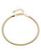 Oxzen Bracelet Anklet Chain made of Steel Gold Plated