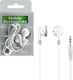 In-ear headphones Earbuds White 8305733