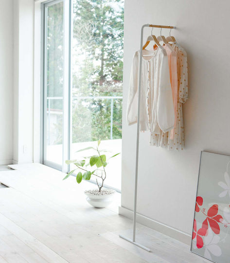 Yamazaki Tower Slim Wall Mounted Metallic White 7550