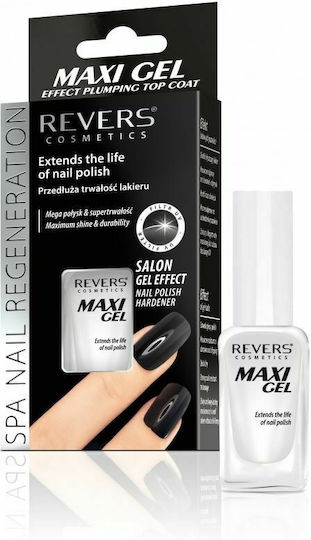 Revers Cosmetics Maxi Gel Effect Nail Hardener with Brush 10ml