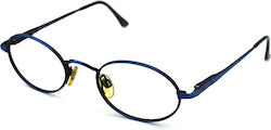 Brooks Brothers Metal Eyeglass Frame Blue BB104 1094