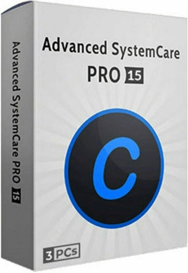 IObit Advanced SystemCare 15 PRO English in Electronic license for 3 Users and 1 Year of use