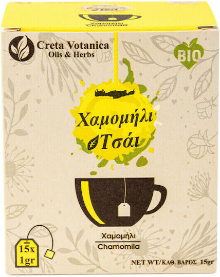 Creta Votanica Oils & Herbs Bio-Produkt Kamille 15 Taschen 15gr