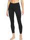 Dri-FIT Yoga Women's Cropped High Waist Blue Leggings