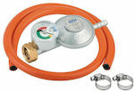 Home & Camp Set Gas Hose & Regulator with Manometer 1.5 kg/h 1m