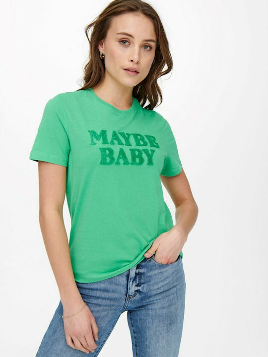 Only Women's T-shirt Green