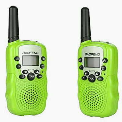 Baofeng BF-T3 Walkie Talkie with Monochrome Display Green 2pcs