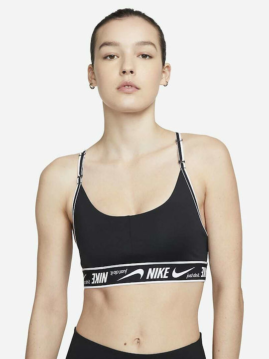 Women's Sports Bra Black with Light Padding