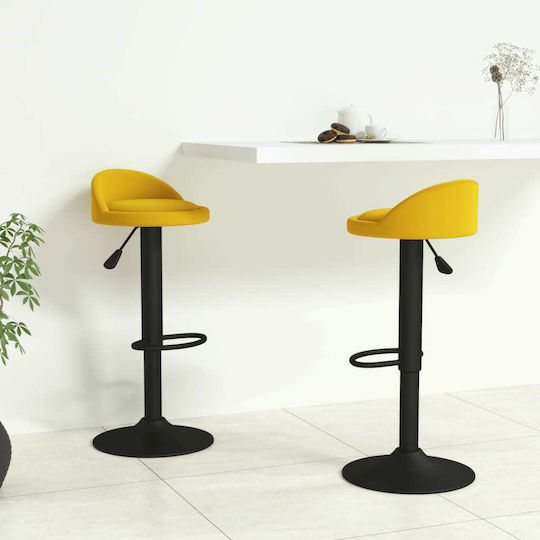 Hocker Bar Yellow 2Stück 36x38x72cm