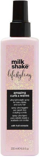 Milk Shake Lifestyling Amazing Curls & Waves Против накъдряне Спрей за коса за Къдрици 200мл