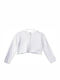 Kids Knitted White Cardigan