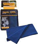 Travelsafe ΜF Πετσέτα Προσώπου Microfiber Μπλε 80x40εκ.