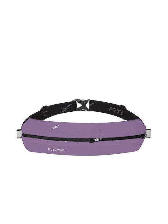 Fitletic Bolt Two Pouch Belt Running Medium Bag Purple