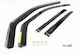 Heko Set of Windbreakers Front and Rear Car Dark Fime for Hyundai Elantra 2020 Sedan 4pcs