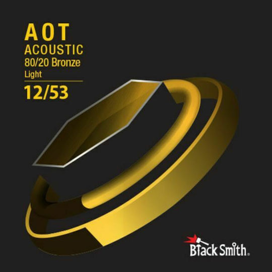 Blacksmith ABR-1253 AOT Acoustic Set Corzi Pentru Chitară Acustică 80/20 Bronz 12 - 53