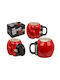 Out of the Blue Boxing Glove Mug Ceramic Red 500ml
