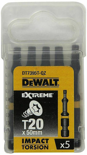 Stanley Set 5 Screwdriver Bits Torx