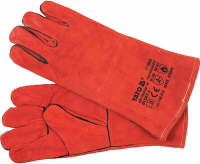 Yato Safety Glofe Leather Welding Orange